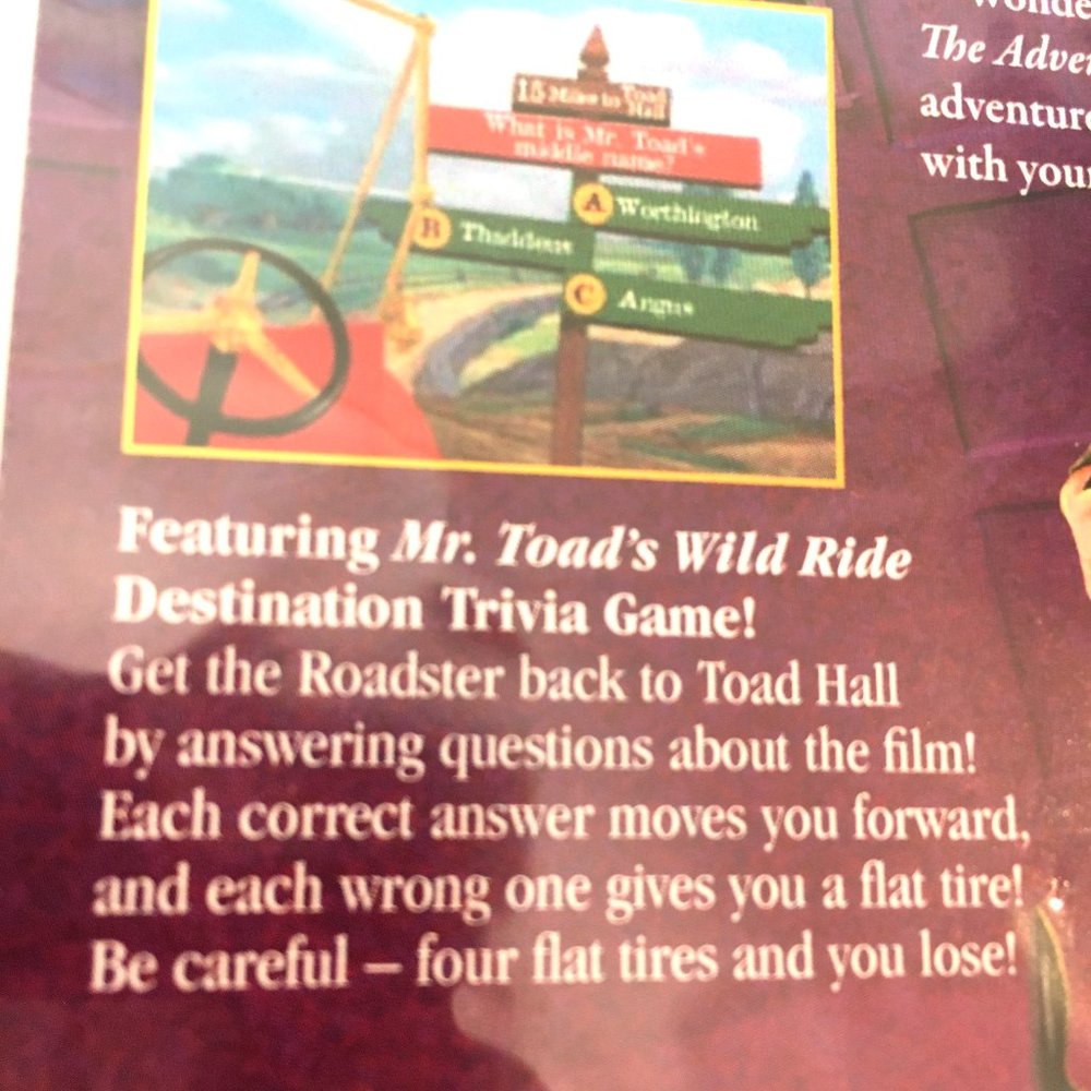 DVD The Adventures of Ichabod & Mr Toad  Disney Gold - Picture 8 of 8